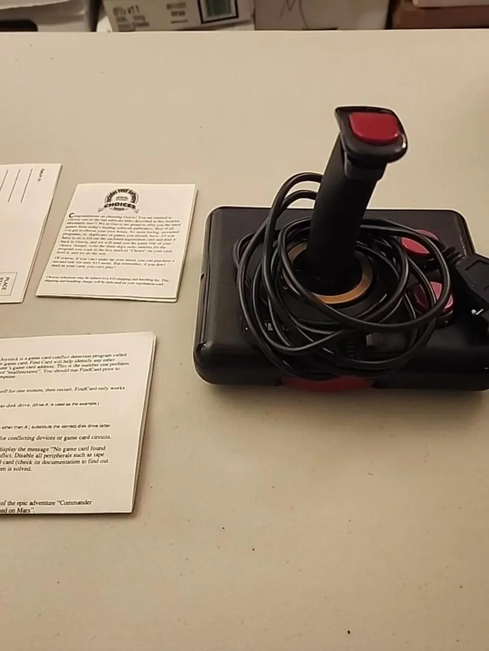 Vintage 1991 Advanced Gravis Analog Joystick Controller IBM PC
